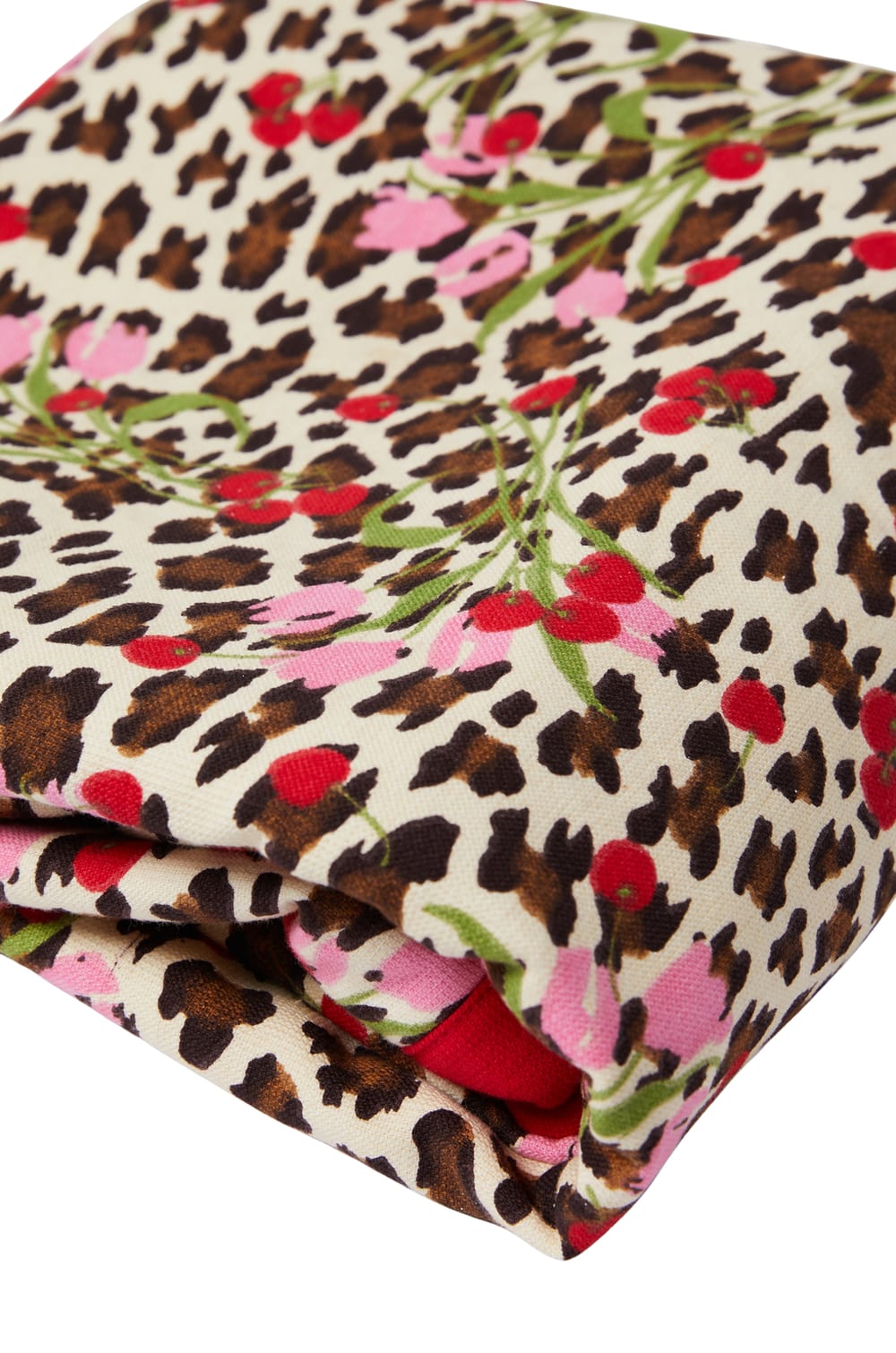 Fouta en coton &agrave; motifs l&eacute;opard & fleurs;${refinementColor}