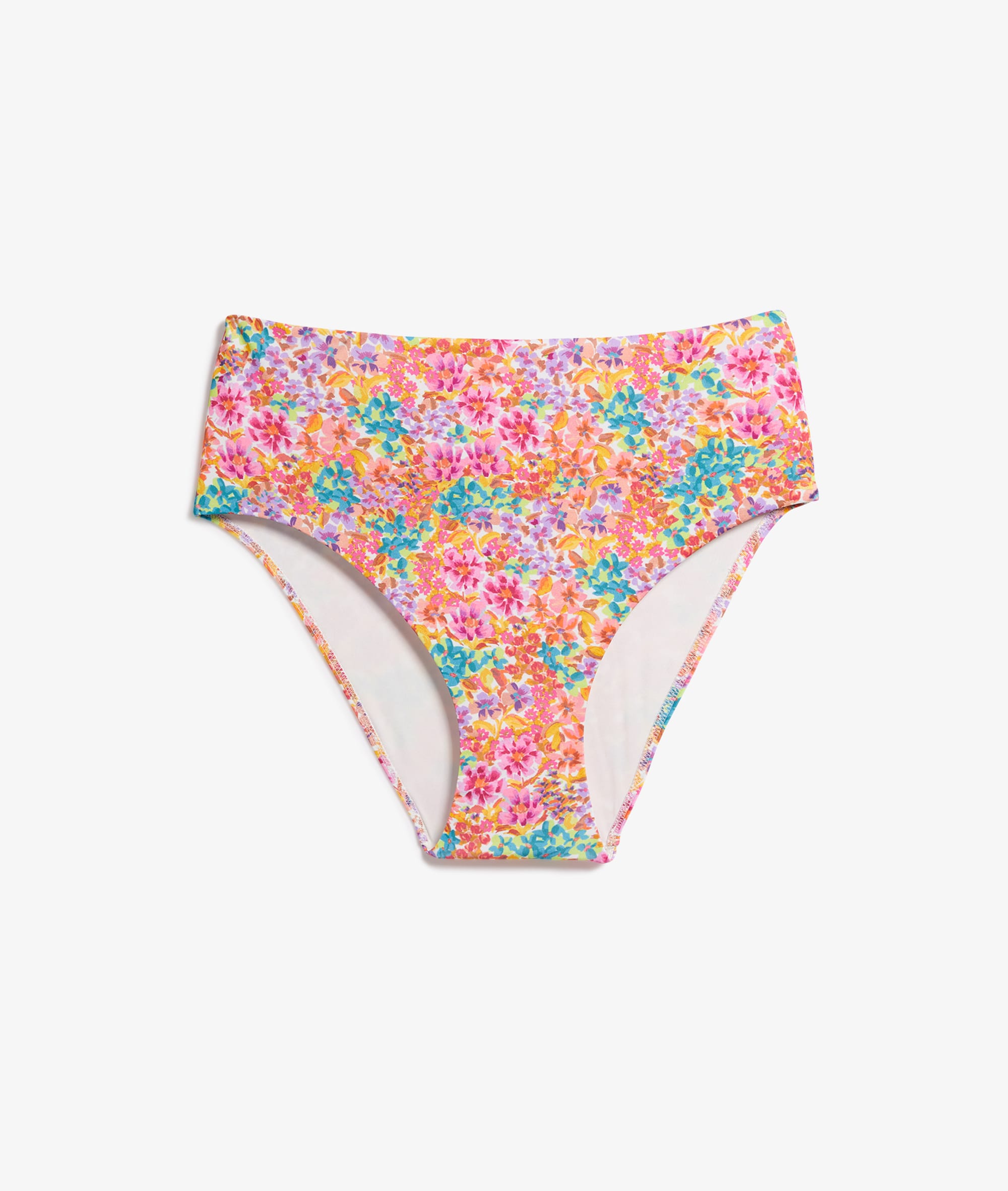 Lot De 5 Culottes Taille Haute En Coton - Multicolores, Confortables Et Respirantes, Taille M (95% Coton, 5% élasthanne) - 9