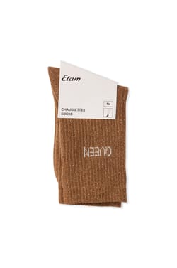 Chaussettes paillet&eacute;es avec coton;${refinementColor}
