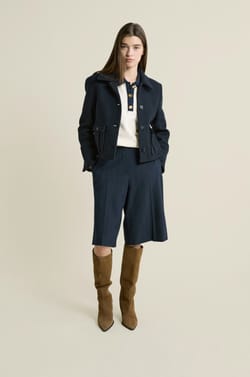 Short bermuda &agrave; fines rayures;${refinementColor}