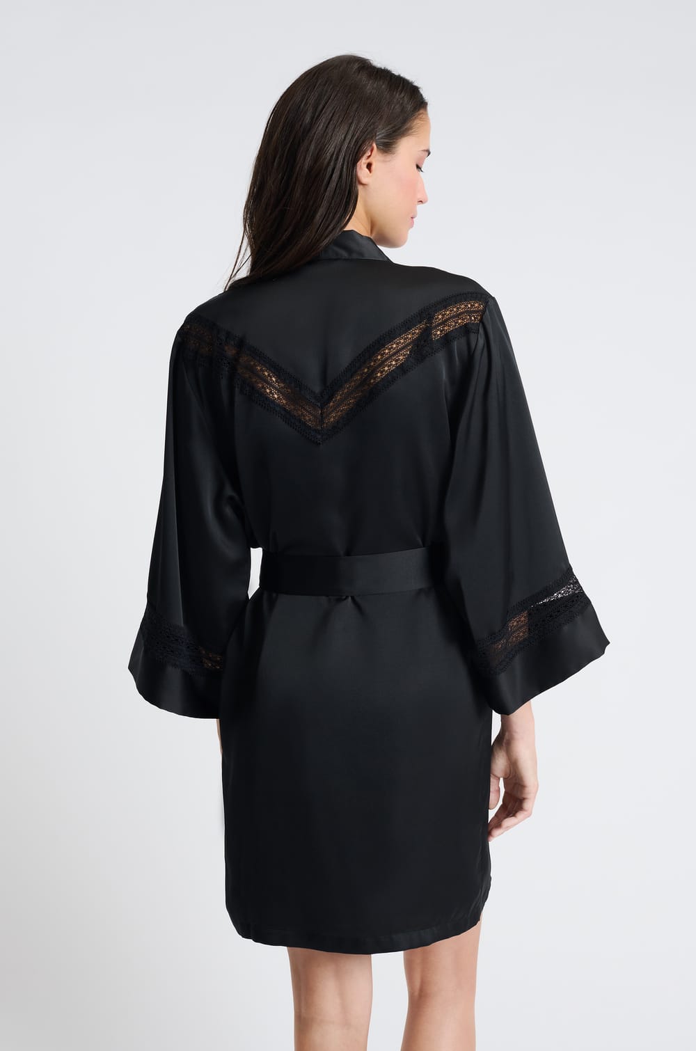 Short Satin Nightdress;${refinementColor}