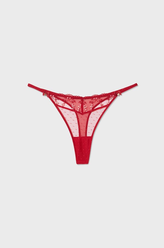 String aus besticktem Tüll;${refinementColor}