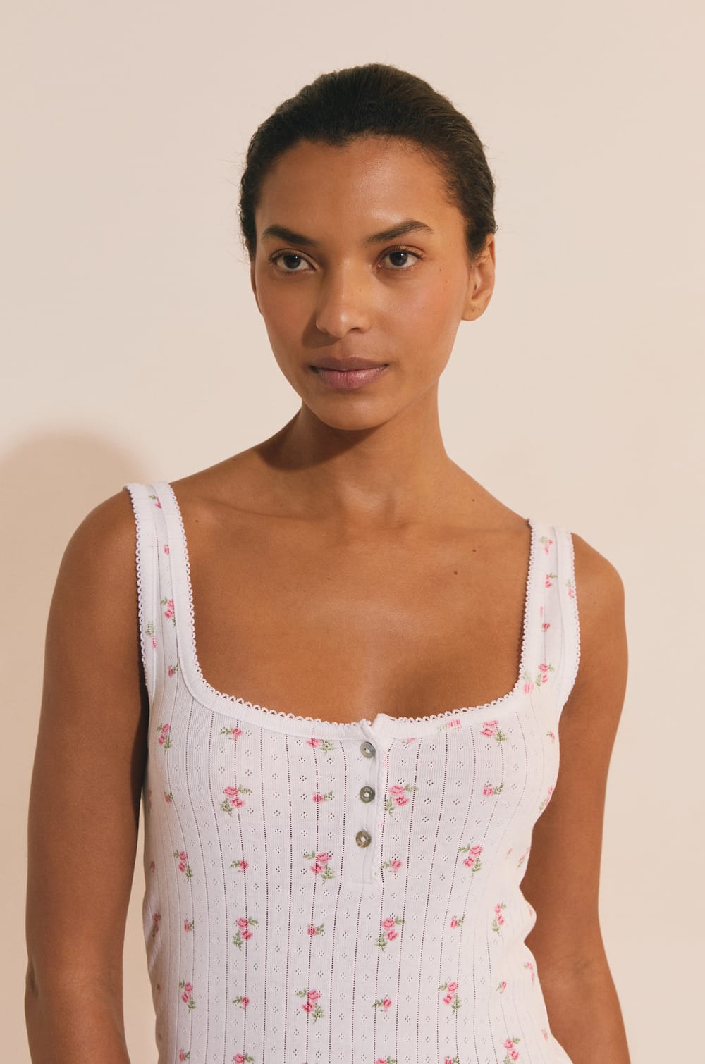 Nuisette en pointelle;${refinementColor}