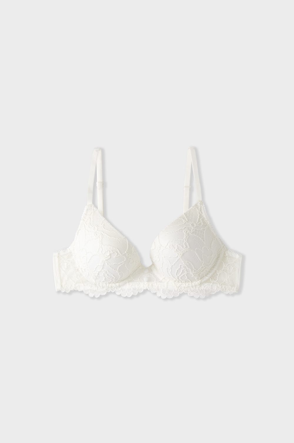 Soutien-gorge N.2 - Le push-up plongeant en dentelle;${refinementColor}