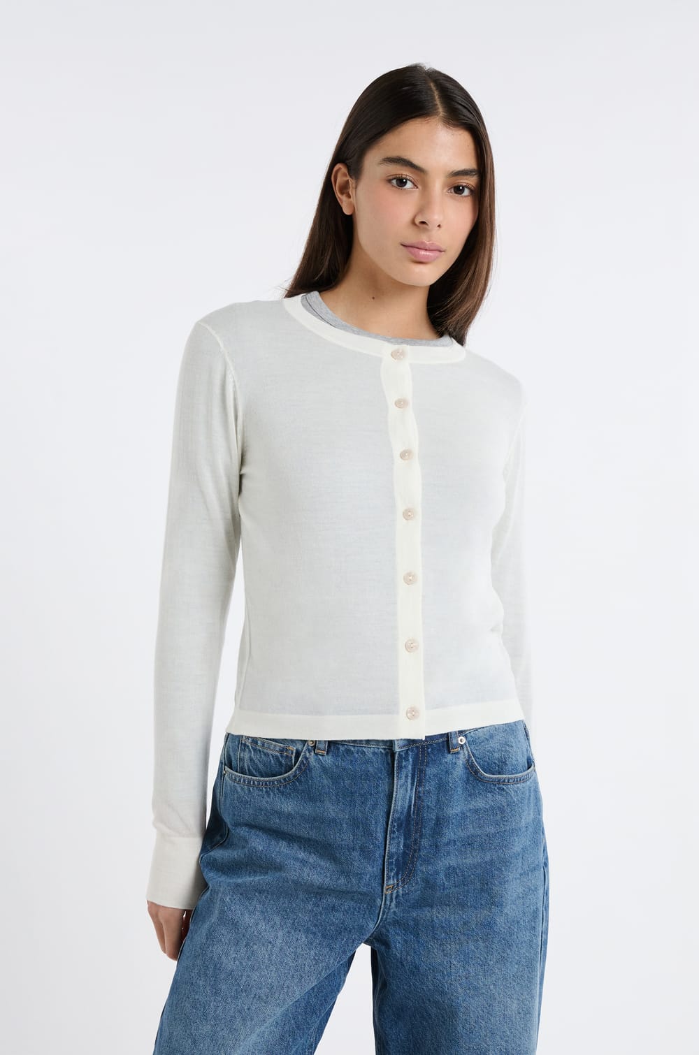 Cardigan en laine;${refinementColor}