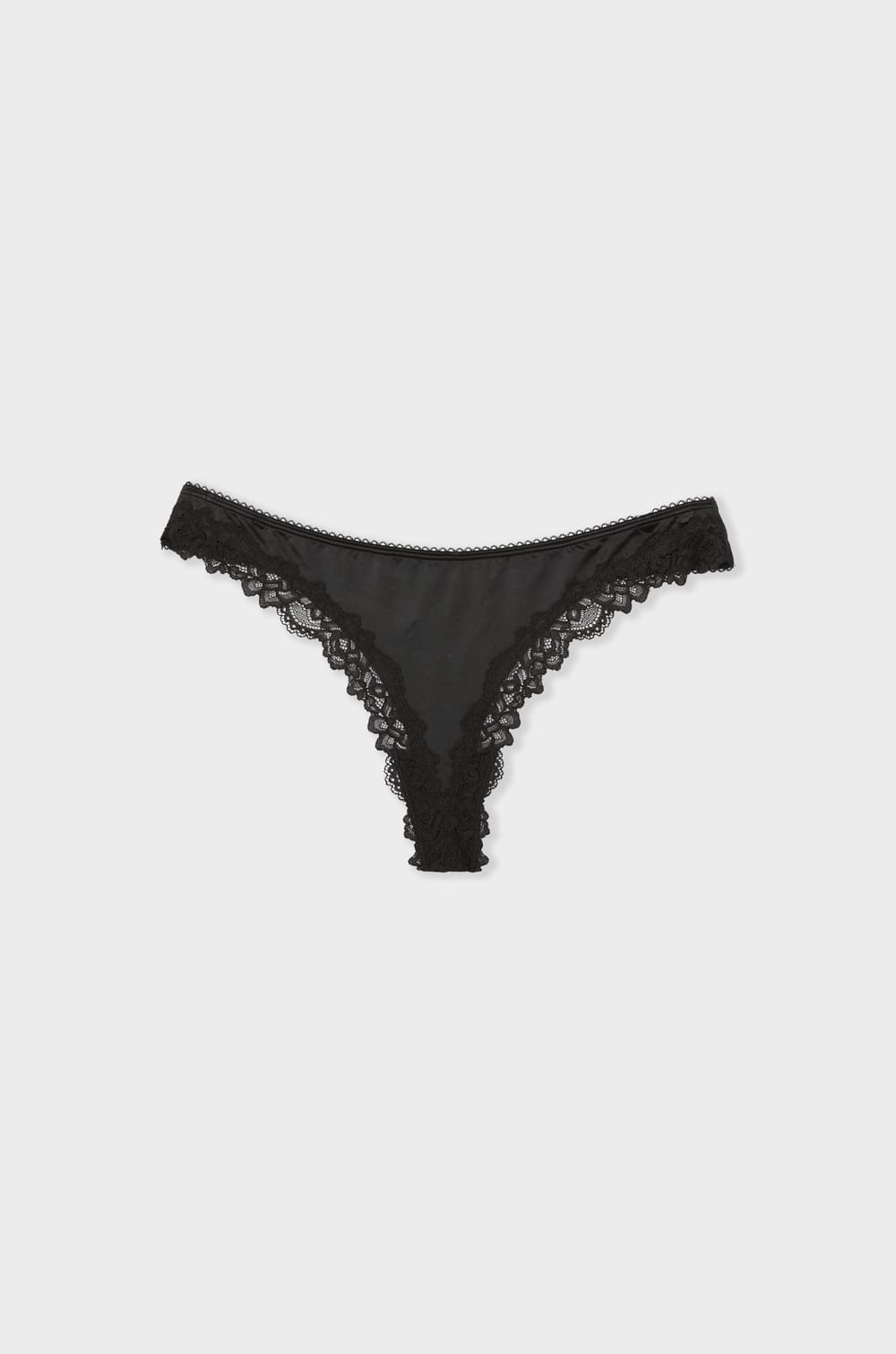 String en microfibre d&eacute;tails dentelle;${refinementColor}