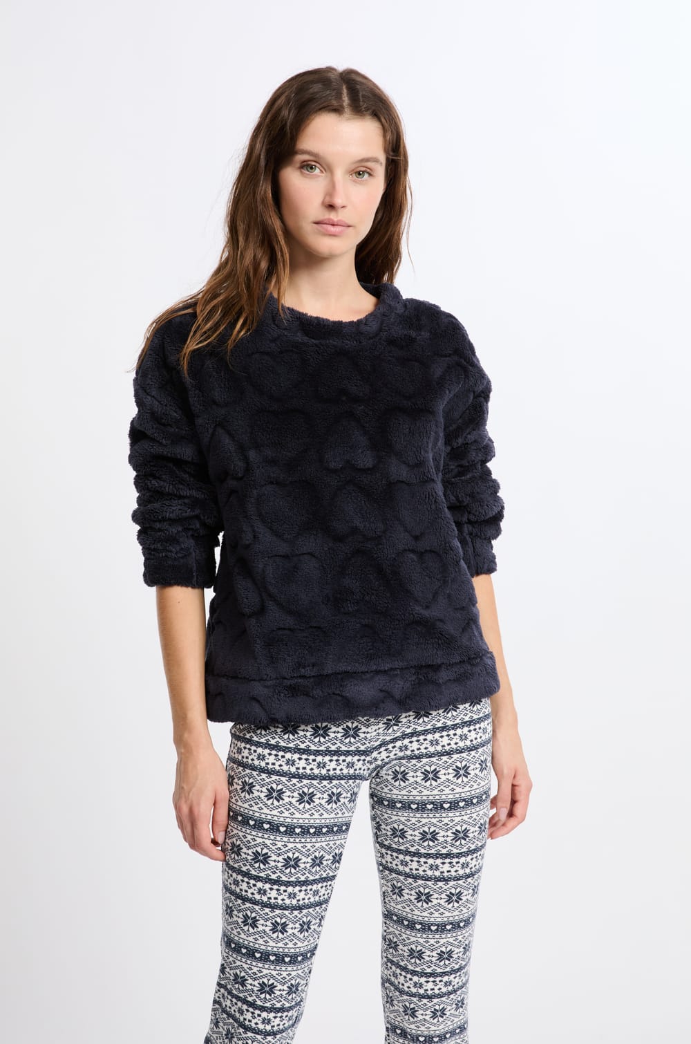 Pyjama 2 pièces à motifs;${refinementColor}
