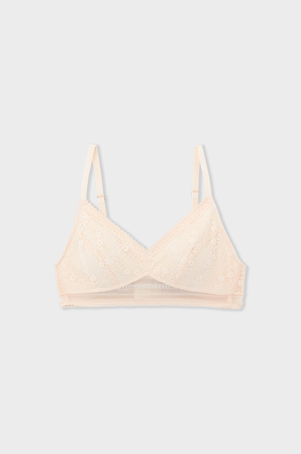 Wireless triangle bra post-mastectomy;${refinementColor}