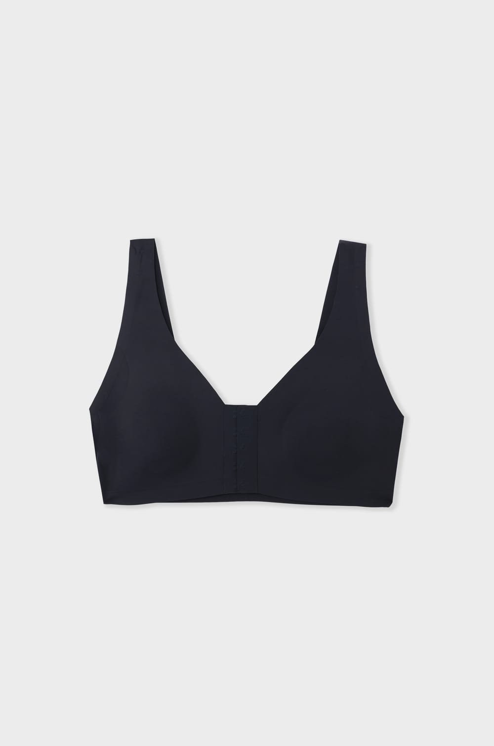 Soutien-gorge brassière sans armatures post-mastectomie avec ouverture devant;${refinementColor}