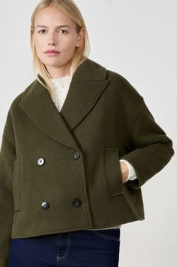 Short Peacoat;${refinementColor}