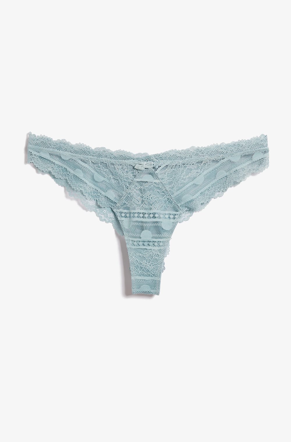 Tanga Bleu Dentelle Lise Charmel Magie Saphir Taille XL 4/44 - Neuf Avec étiquettes