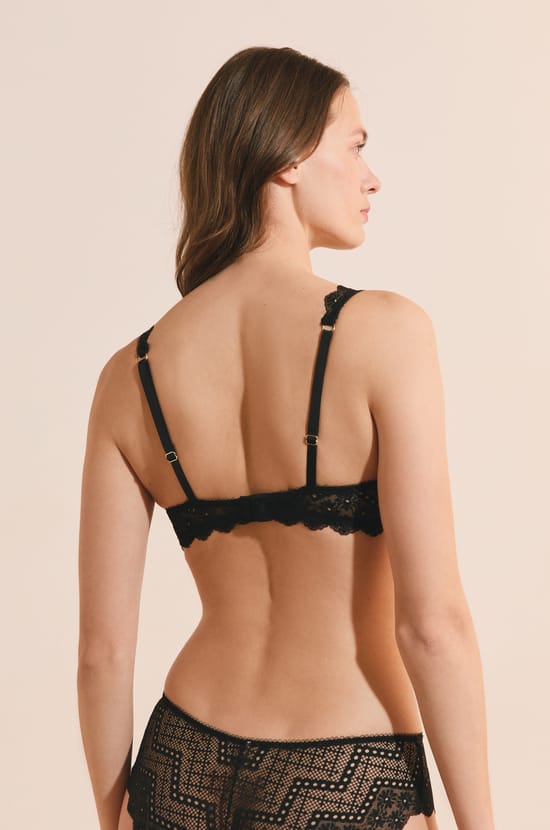 Soutien-gorge N.7 - Le corbeille foulard en dentelle;${refinementColor}