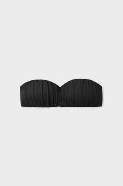 Haut de maillot bandeau bretelles amovibles;${refinementColor}