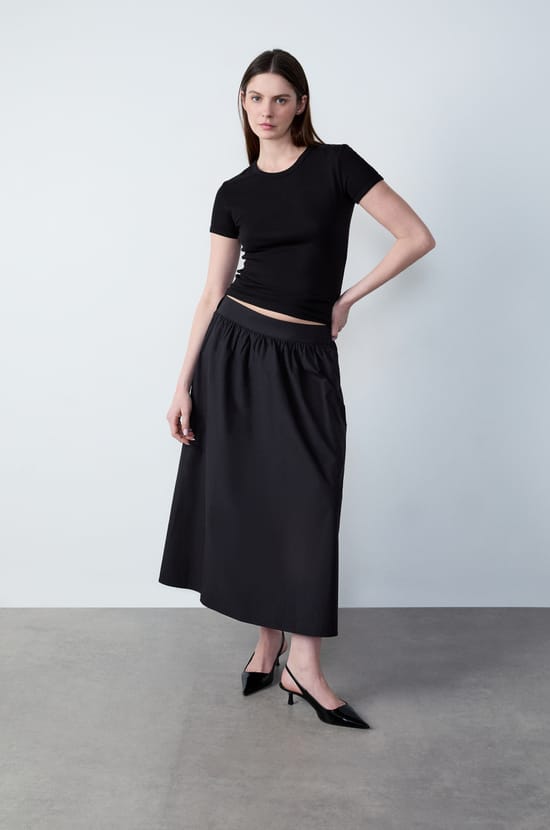 Jupe longue fluide;${refinementColor}