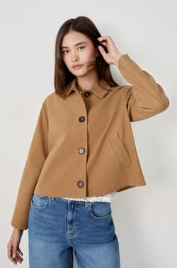 Veste effet suèdine;${refinementColor}
