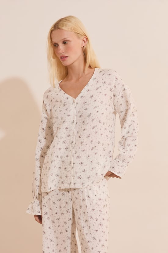 Katoenen hemd met print;${refinementColor}
