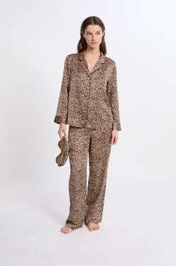 2-teiliger Pyjama und Maske mit Print;${refinementColor}