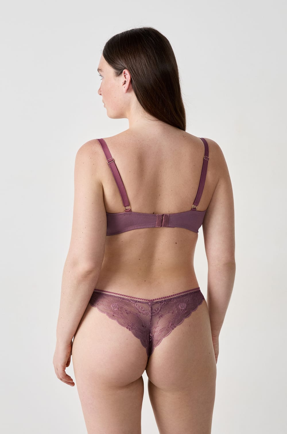 Lace Bandeau with Removable Straps;${refinementColor}