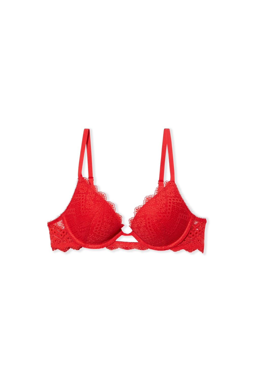 Soutien-gorge N.2 - Le push-up plongeant en dentelle;${refinementColor}