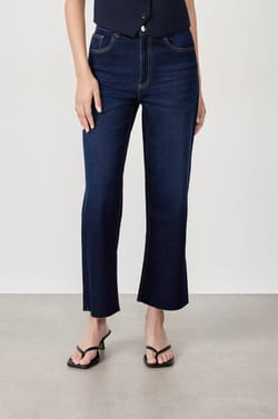 Jean large en coton;${refinementColor}