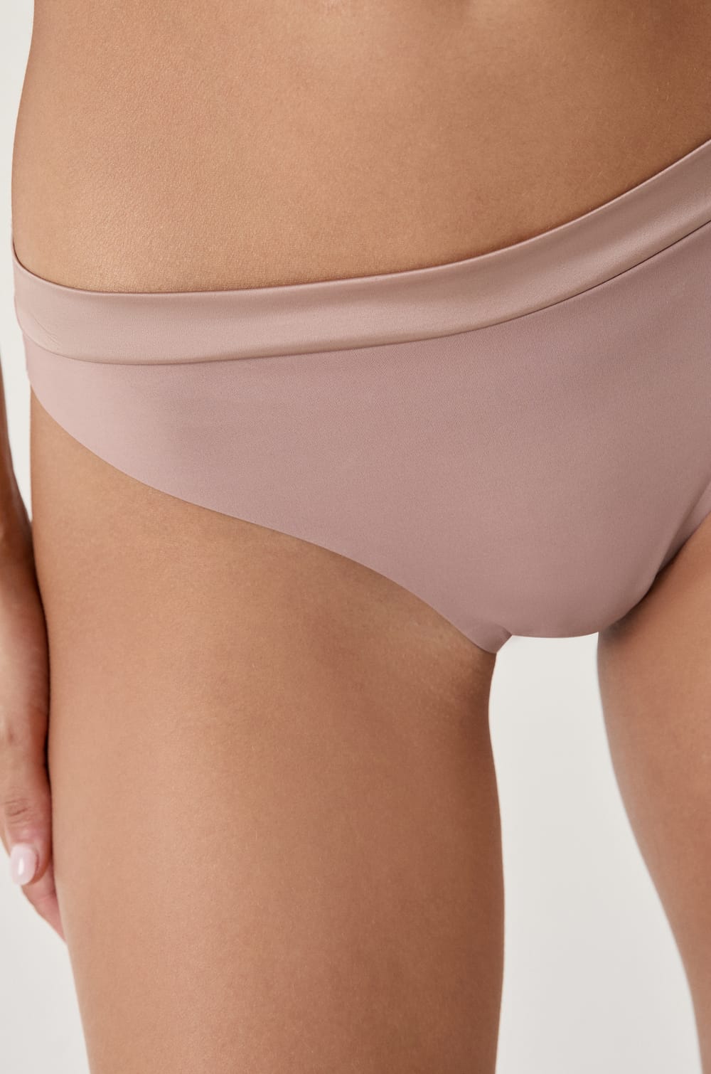 Satin microfiber brief;${refinementColor}