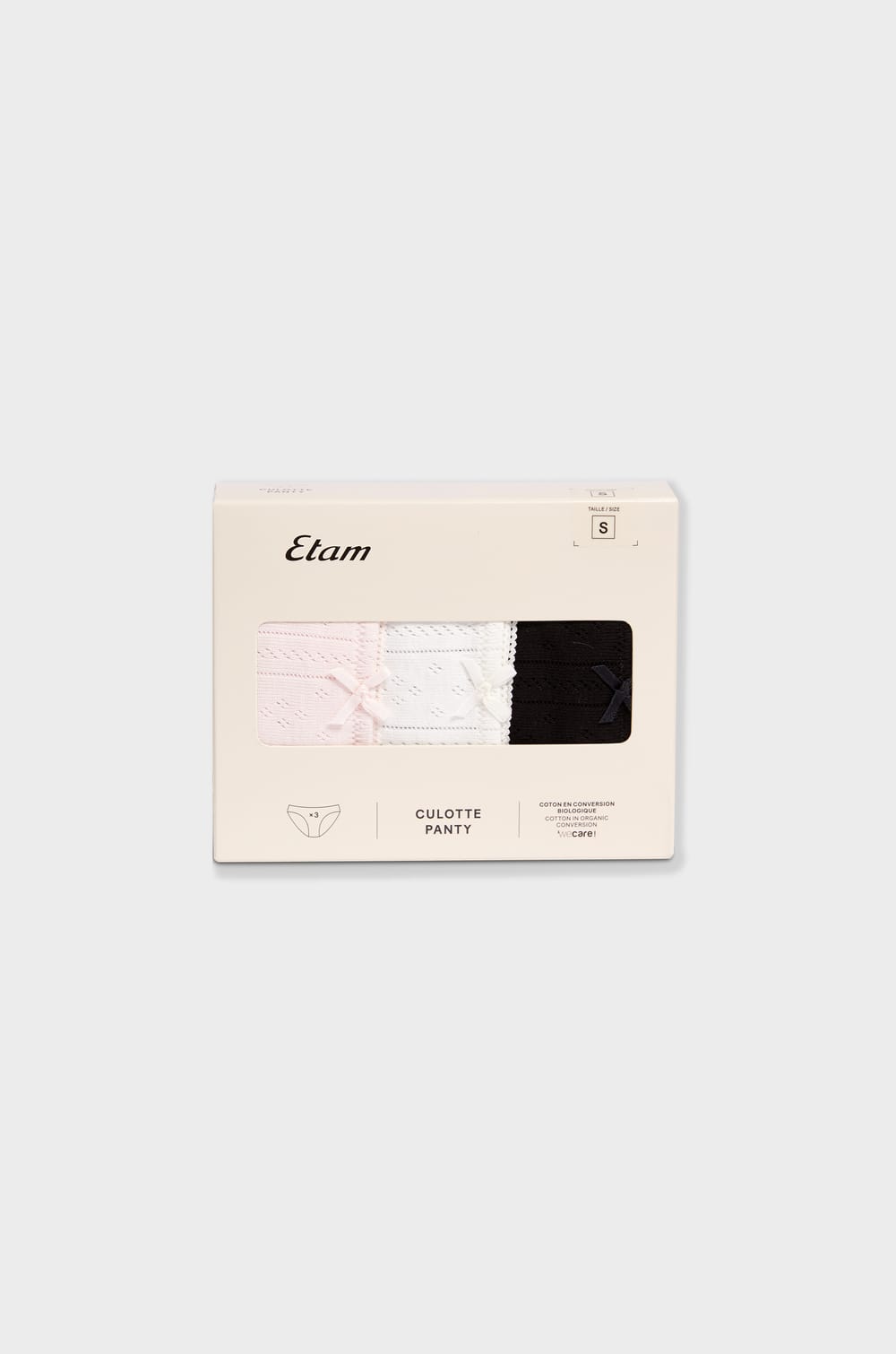 Pack of 3 Pointelle Briefs;${refinementColor}