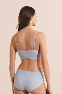 Bralette Bra in Pointelle;${refinementColor}