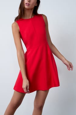 Straight Short Dress;${refinementColor}