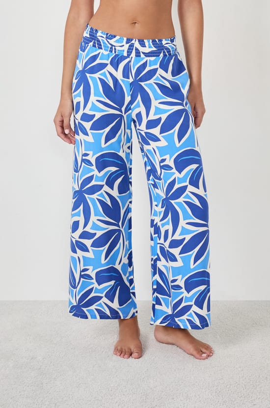 Pyjama trousers with prints;${refinementColor}