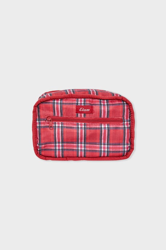 Quilted Patterned Pouch;${refinementColor}