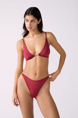 Brazilian High Leg Bikini Bottom;${refinementColor}
