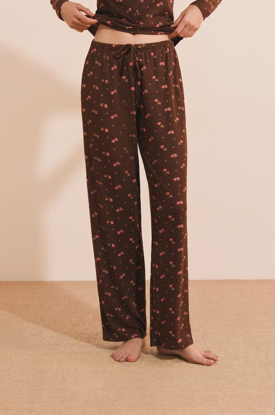 Pantalon de pyjama &agrave; motifs;${refinementColor}