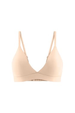 Microfiber Triangle Bra;${refinementColor}