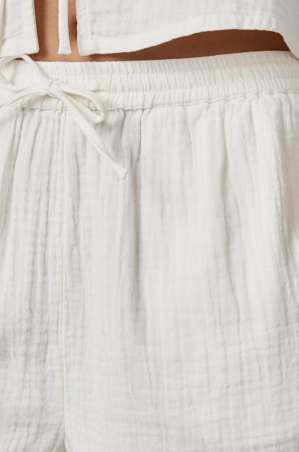 Cotton Pyjama Shorts;${refinementColor}
