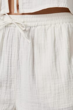 Cotton Pyjama Shorts;${refinementColor}