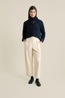 Barrel Cut Trousers;${refinementColor}