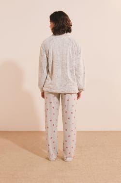 3-Piece Patterned Pajama Set;${refinementColor}