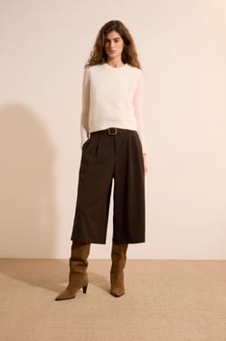 Pull sans manche avec laine;${refinementColor}