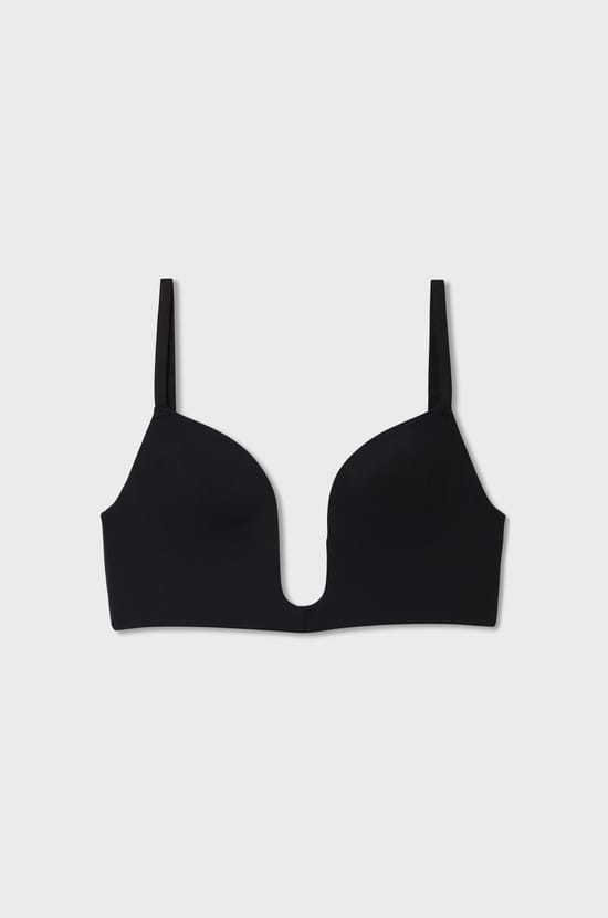 Soutien-gorge sans armatures coques fines spécial décolleté;${refinementColor}