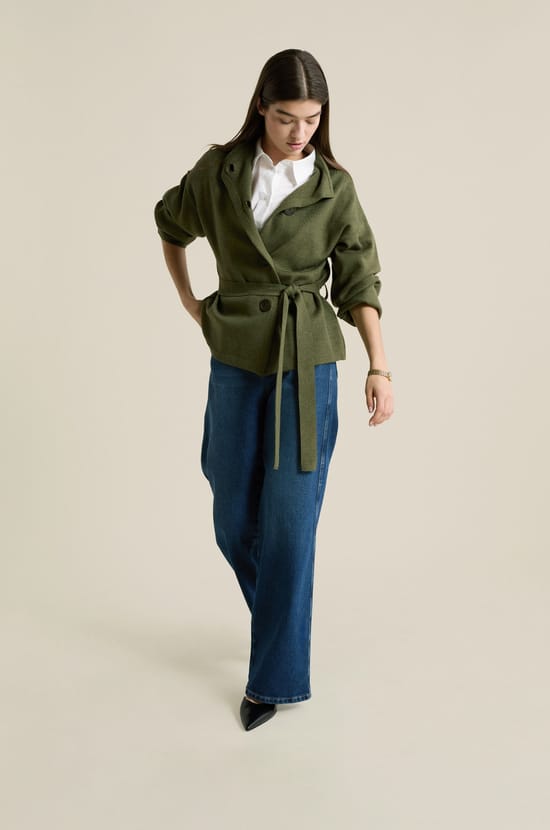 Straight cotton jeans;${refinementColor}