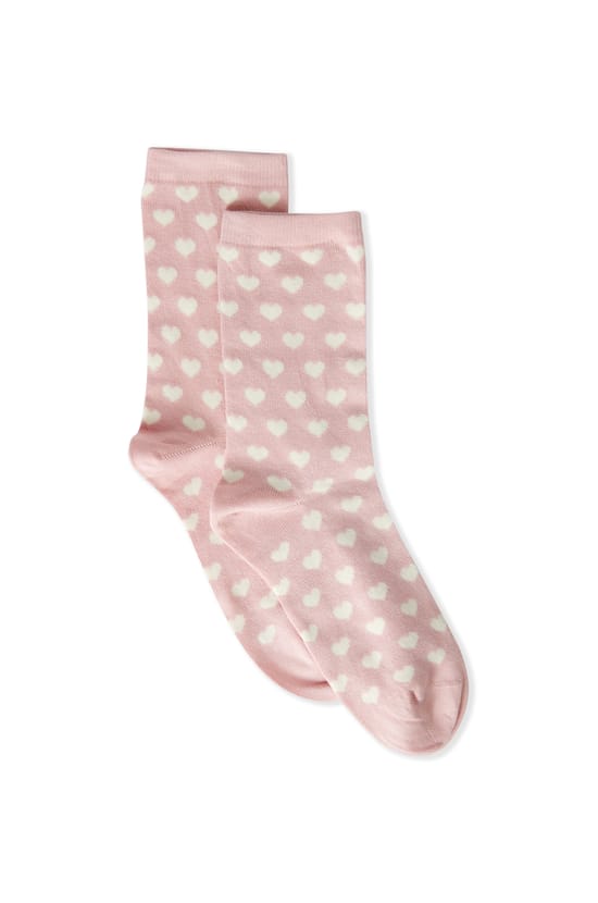 Chaussettes avec coton &agrave; motifs;${refinementColor}