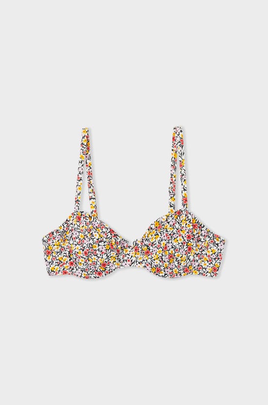 Floral Balconette Bikini Top;${refinementColor}