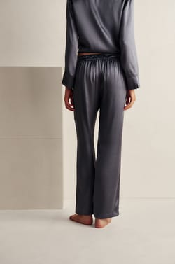 Pantal&oacute;n de pijama de seda;${refinementColor}