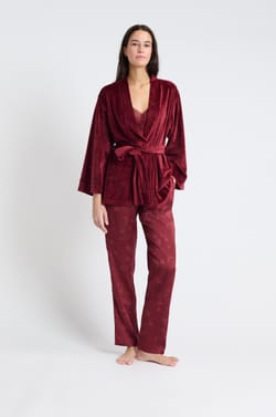 3-Piece Satin Pyjamas;${refinementColor}