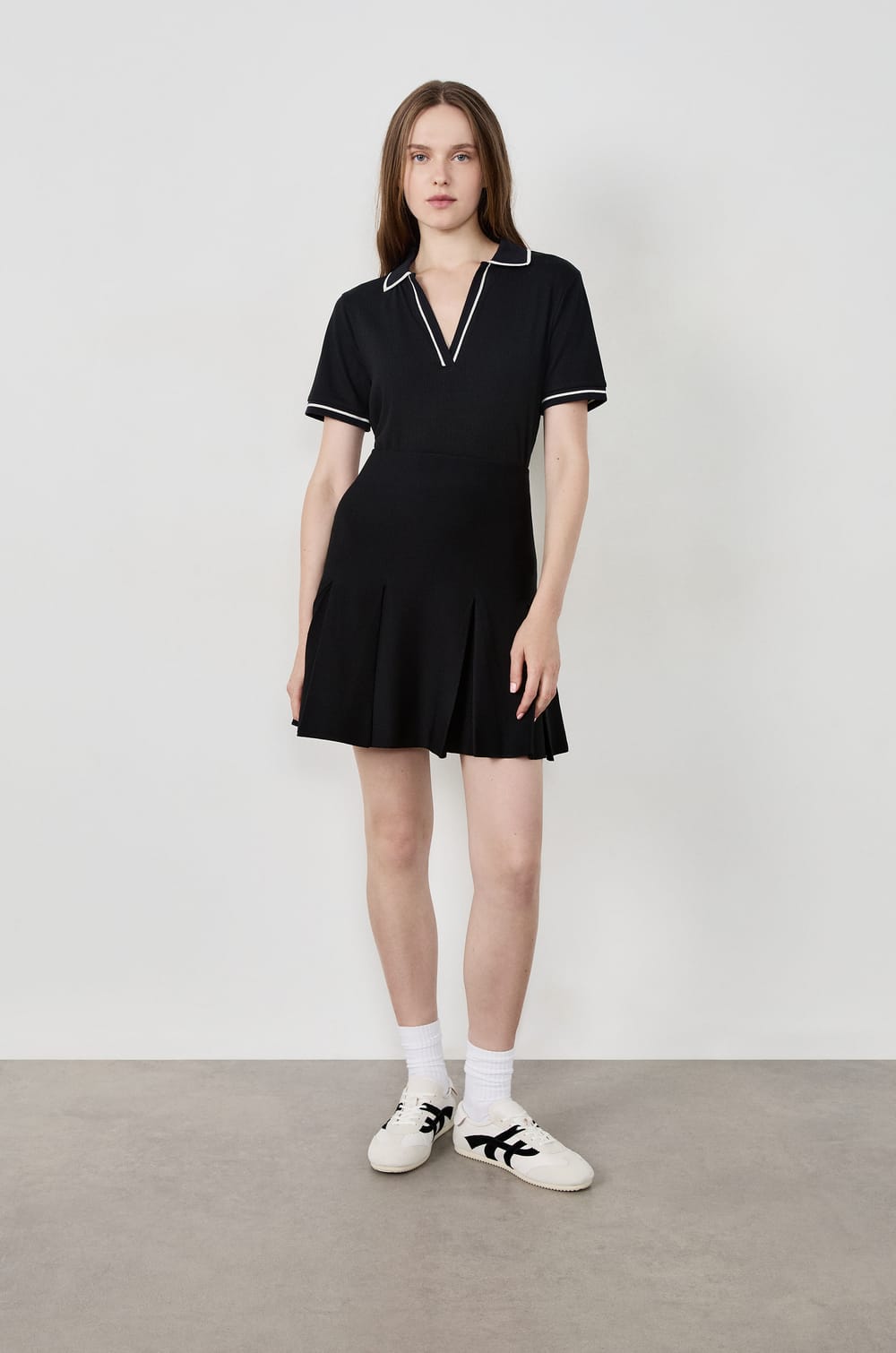 Polo manches courtes en coton;${refinementColor}