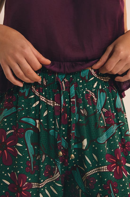 Pantalon de pyjama &agrave; motifs;${refinementColor}