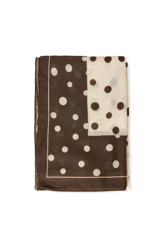 Foulard &agrave; pois;${refinementColor}