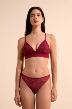 Soutien-gorge N.8 - Le triangle sans armatures en dentelle;${refinementColor}