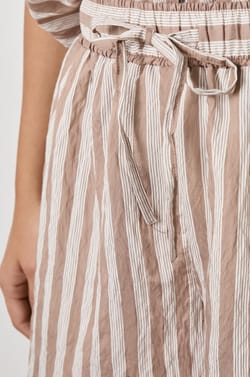 Flowy Striped Shorts;${refinementColor}