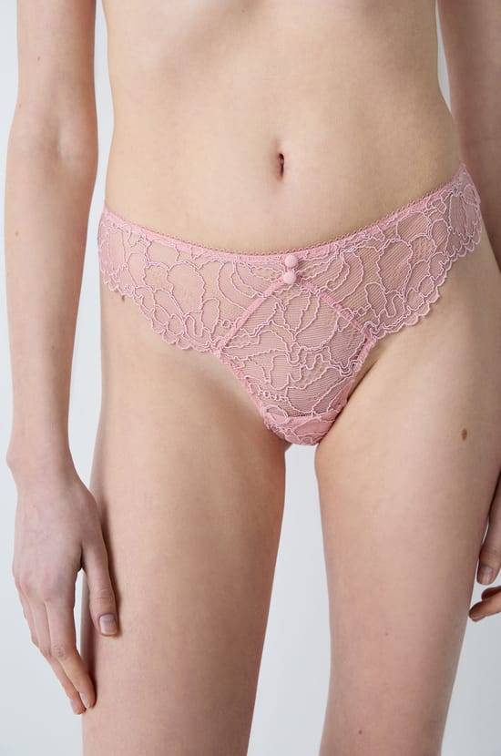 Tanga de encaje;${refinementColor}